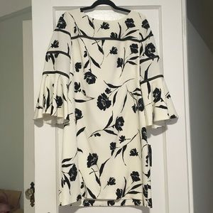 Black and cream Lauren Ralph Lauren dress